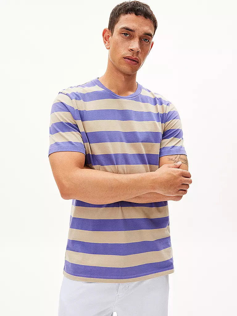 ARMEDANGELS | T-Shirt AADONI BOLD  | lila