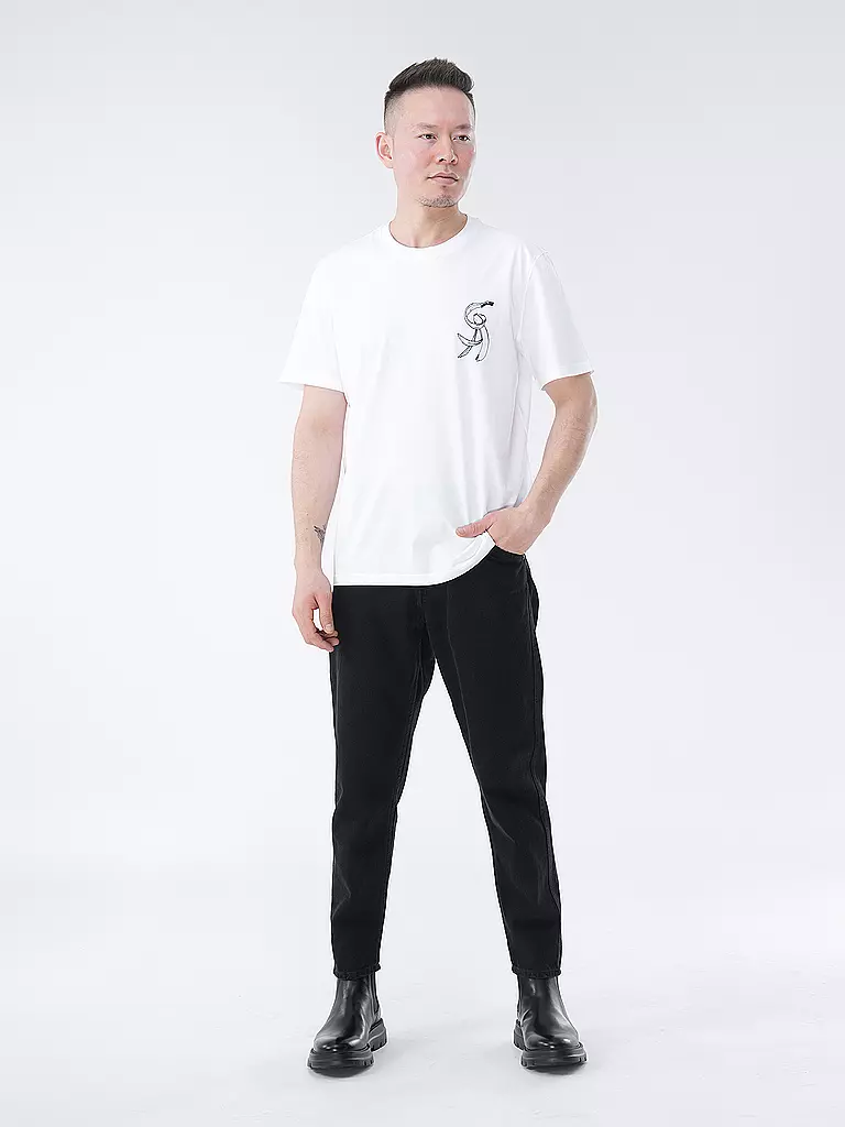 ARMEDANGELS | T-Shirt AADONI CHEST BANANAA | weiss