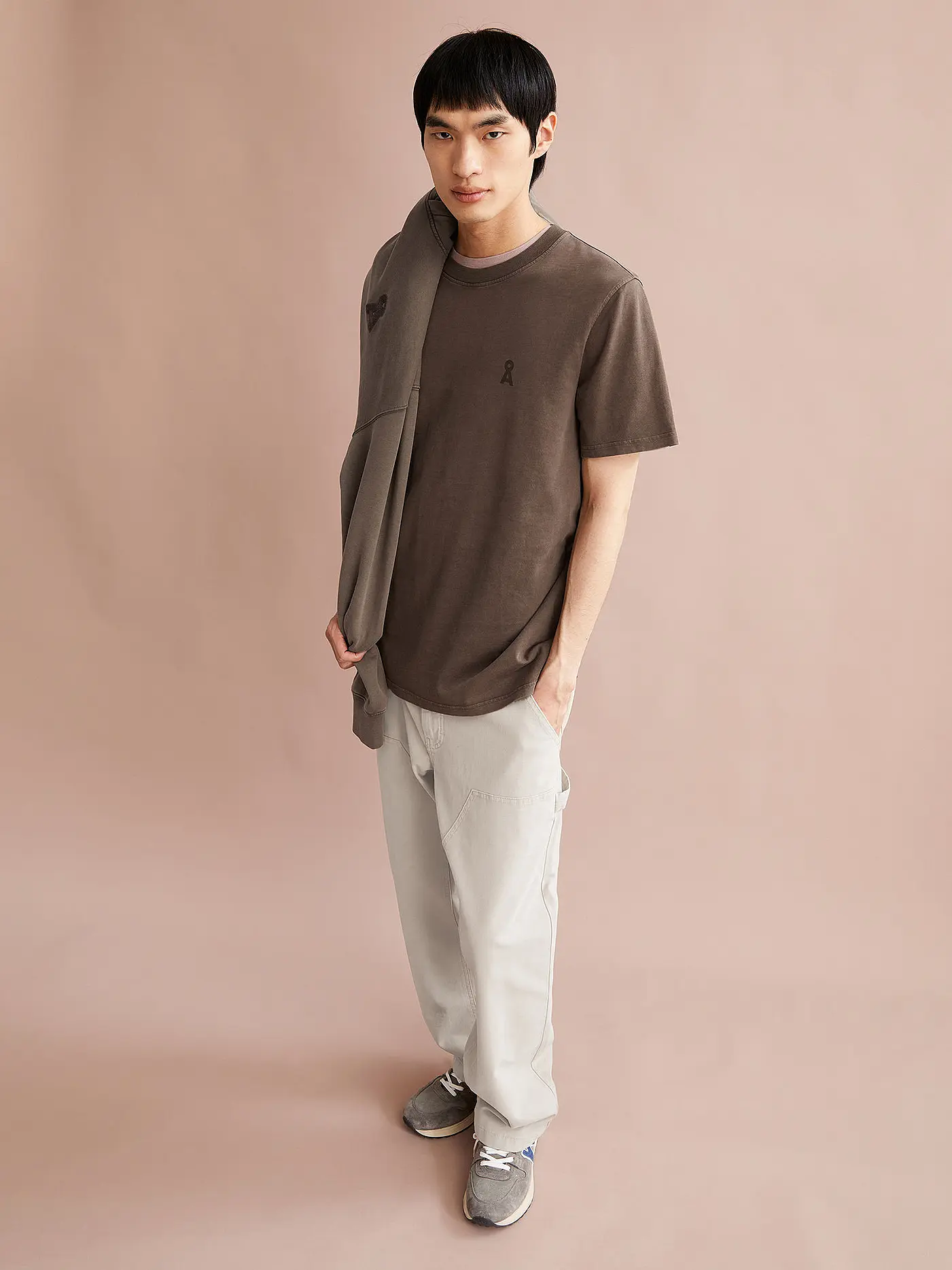 ARMEDANGELS | T-Shirt ICONIC  MAARKOS  | braun
