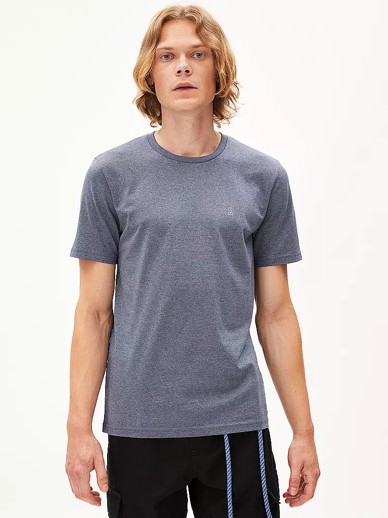 ARMEDANGELS | T-Shirt JAAMES CLASSIC | blau