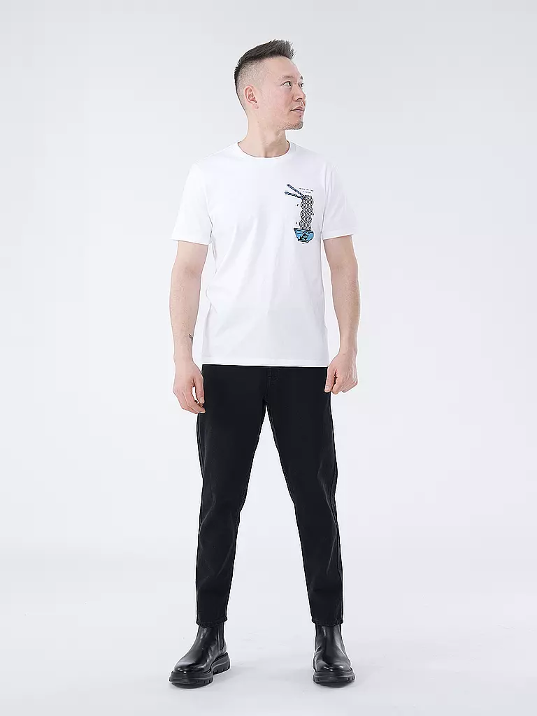 ARMEDANGELS | T-Shirt JAAMES FISH SOUP | weiss