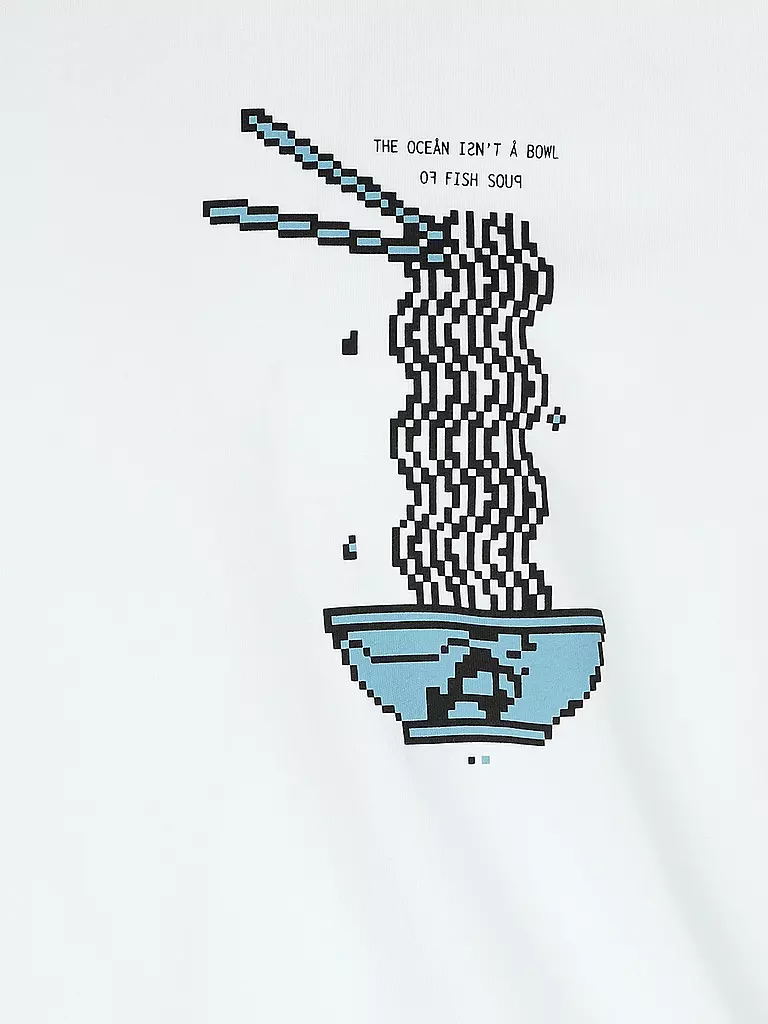 ARMEDANGELS | T-Shirt JAAMES FISH SOUP | weiss
