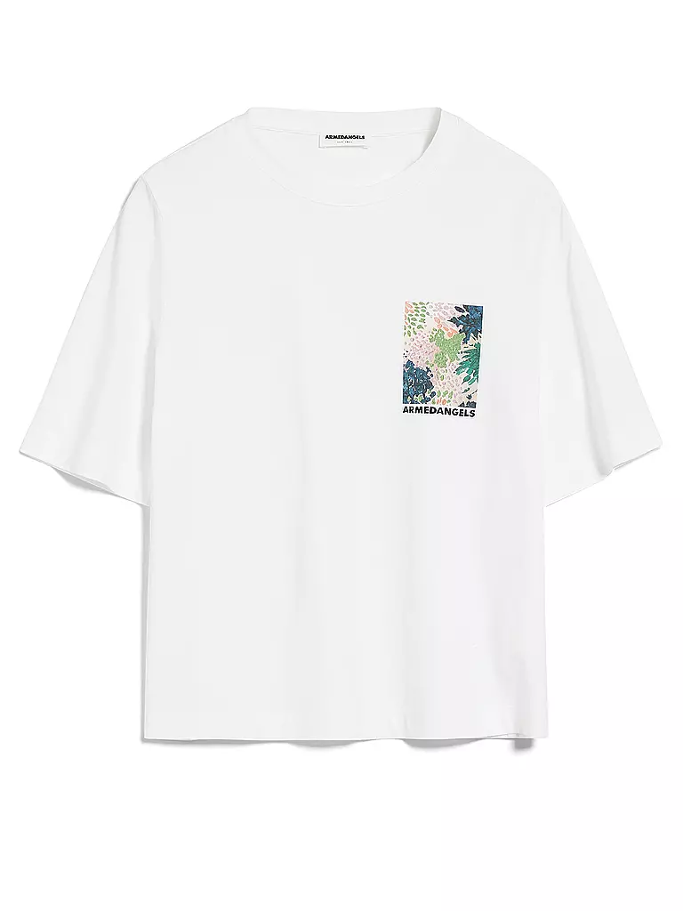 ARMEDANGELS | T-Shirt LAYAA FLORAA | weiss