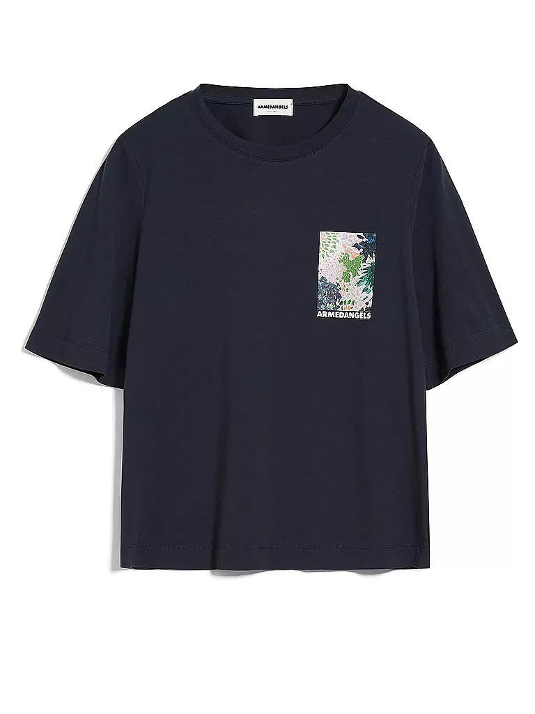 ARMEDANGELS | T-Shirt LAYAA FLORAA | dunkelblau