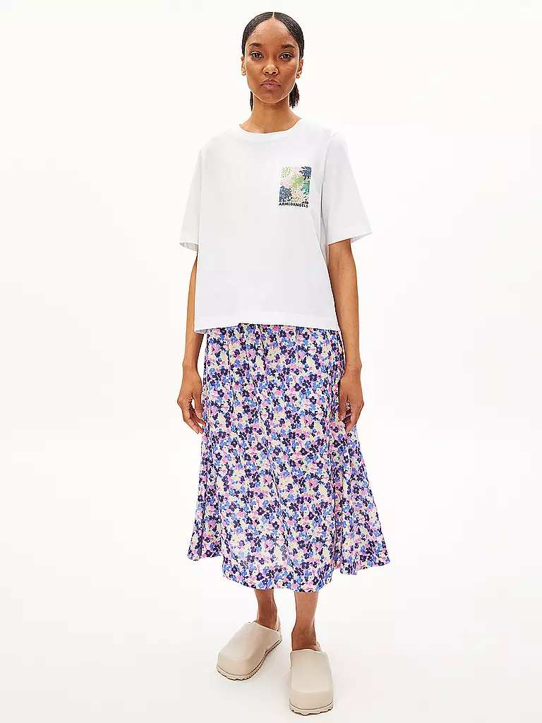 ARMEDANGELS | T-Shirt LAYAA FLORAA | weiss