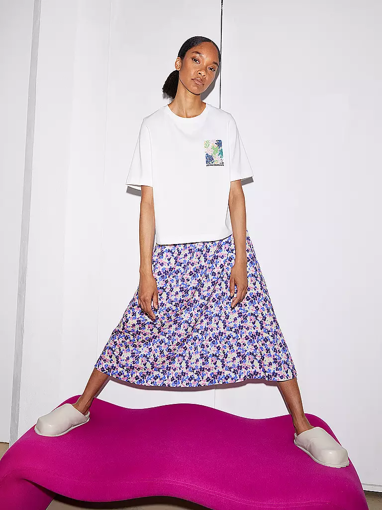 ARMEDANGELS | T-Shirt LAYAA FLORAA | weiss