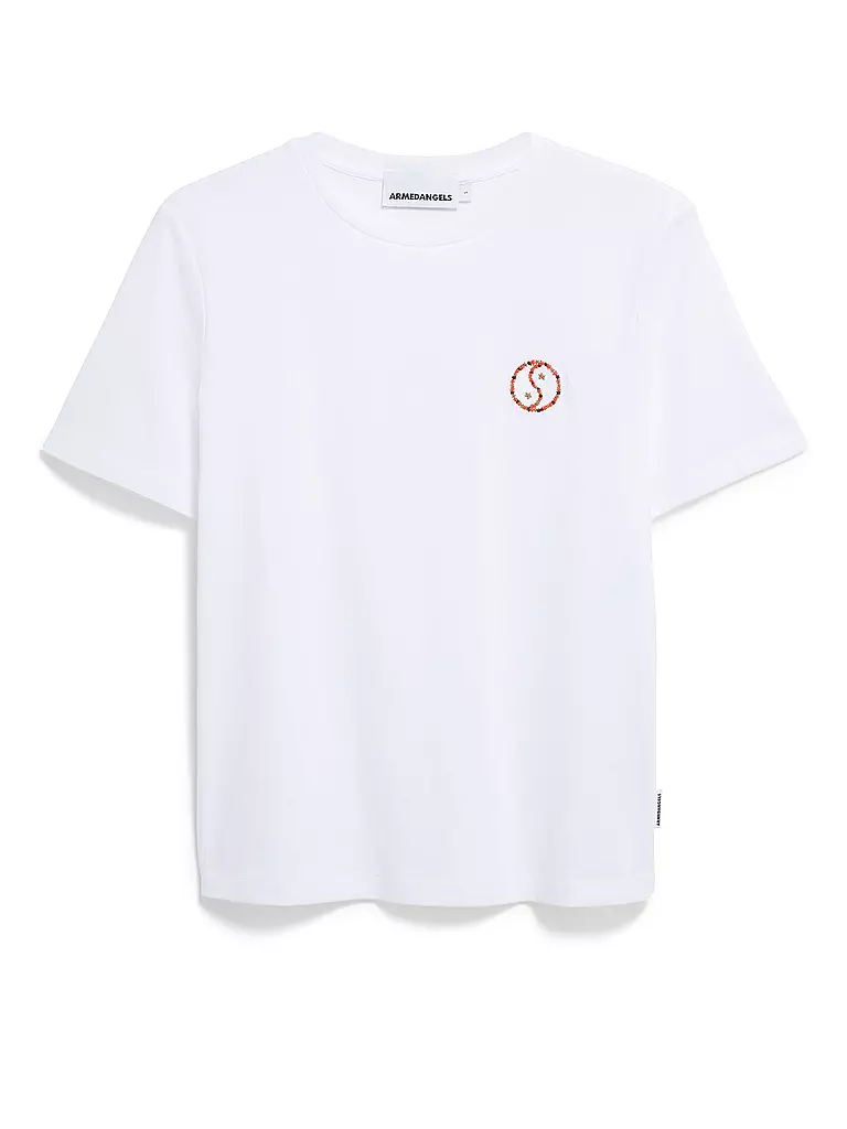 ARMEDANGELS | T-Shirt LUALAA FLOWER | weiss