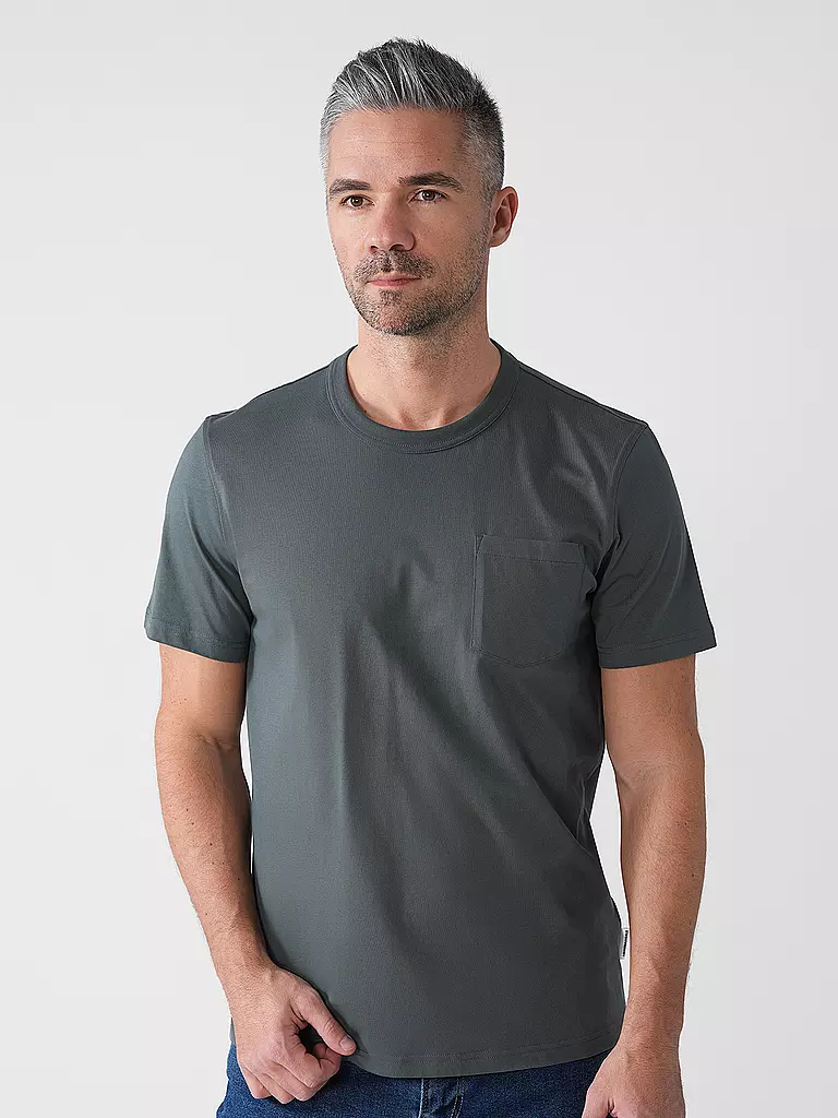 ARMEDANGELS | T-Shirt MAARKOS | dunkelgrün