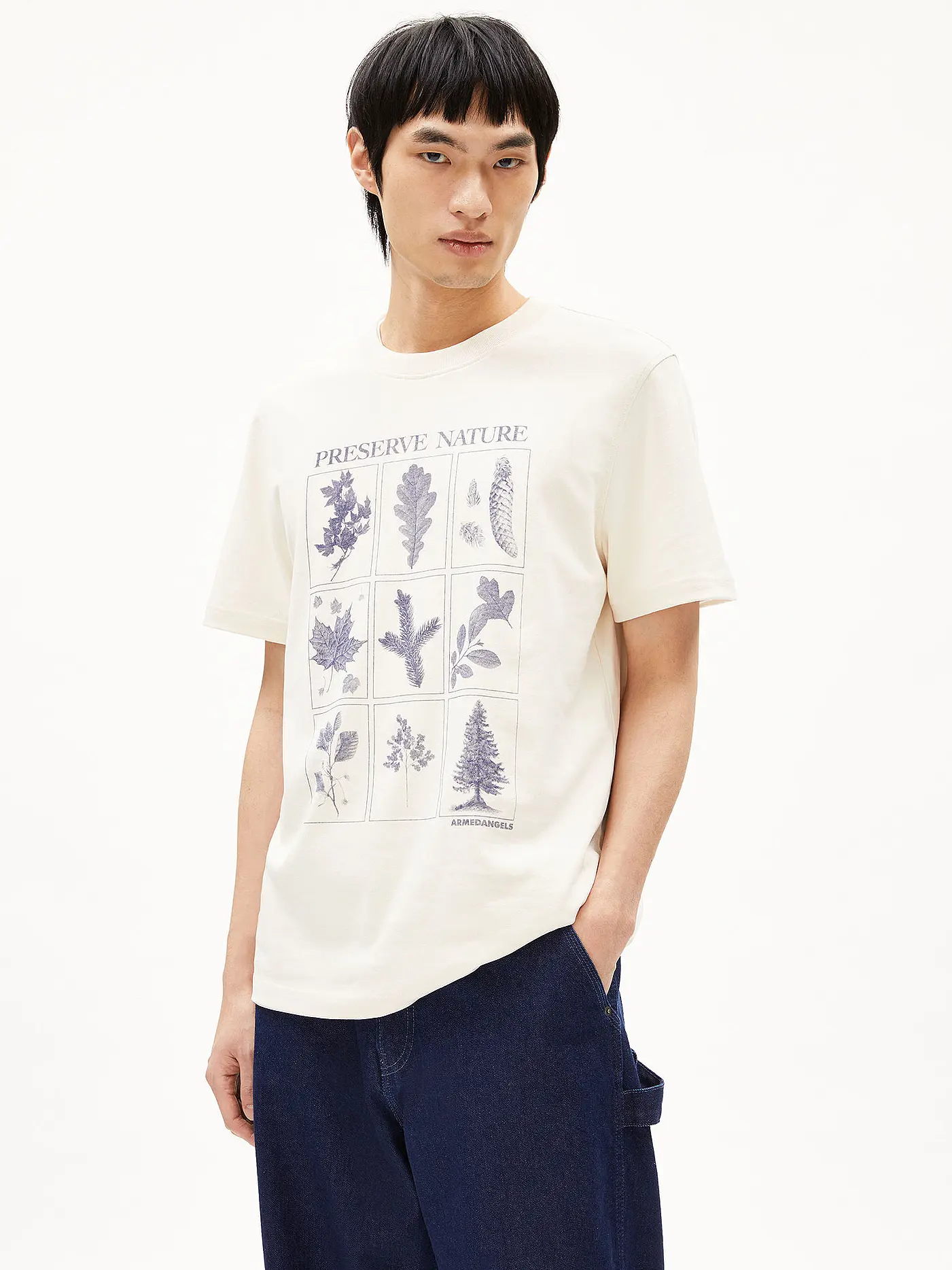 ARMEDANGELS | T-Shirt MAARKOS | creme