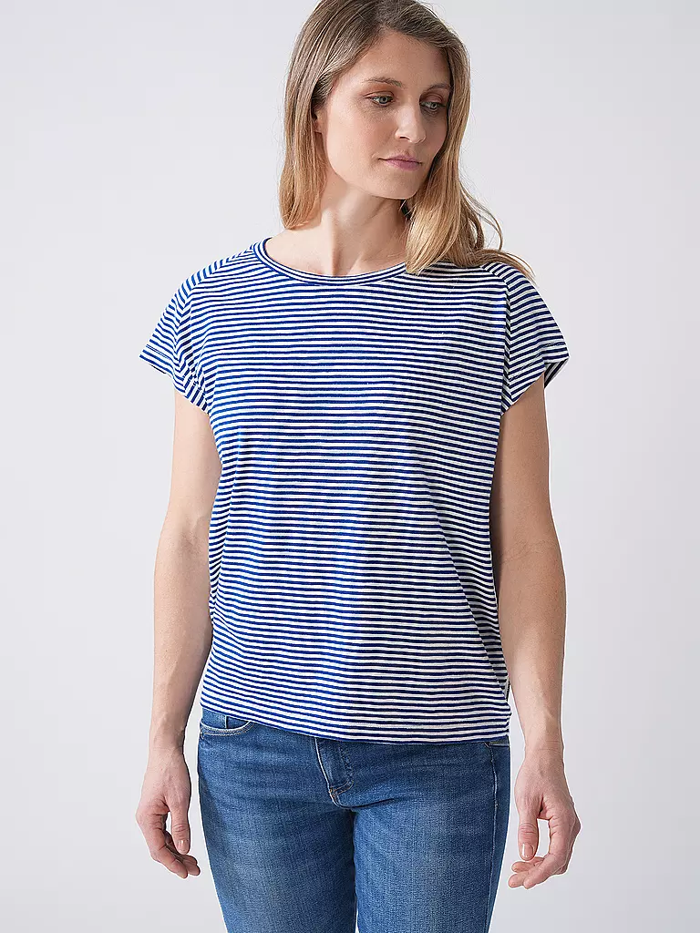 ARMEDANGELS | T-Shirt ONELIAA LOVELY STRIPES | hellblau