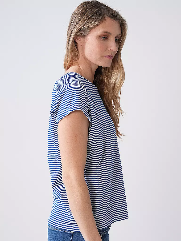ARMEDANGELS | T-Shirt ONELIAA LOVELY STRIPES | hellblau