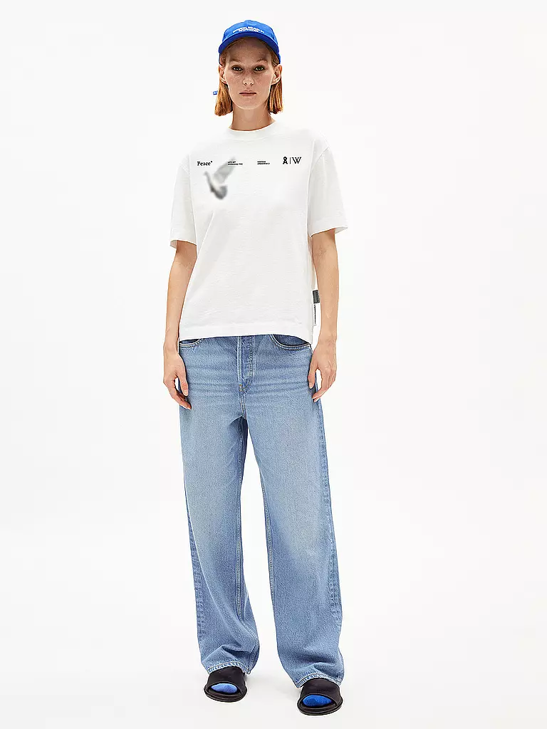 ARMEDANGELS | T-Shirt TARJAA WIKIPEDIA | weiss