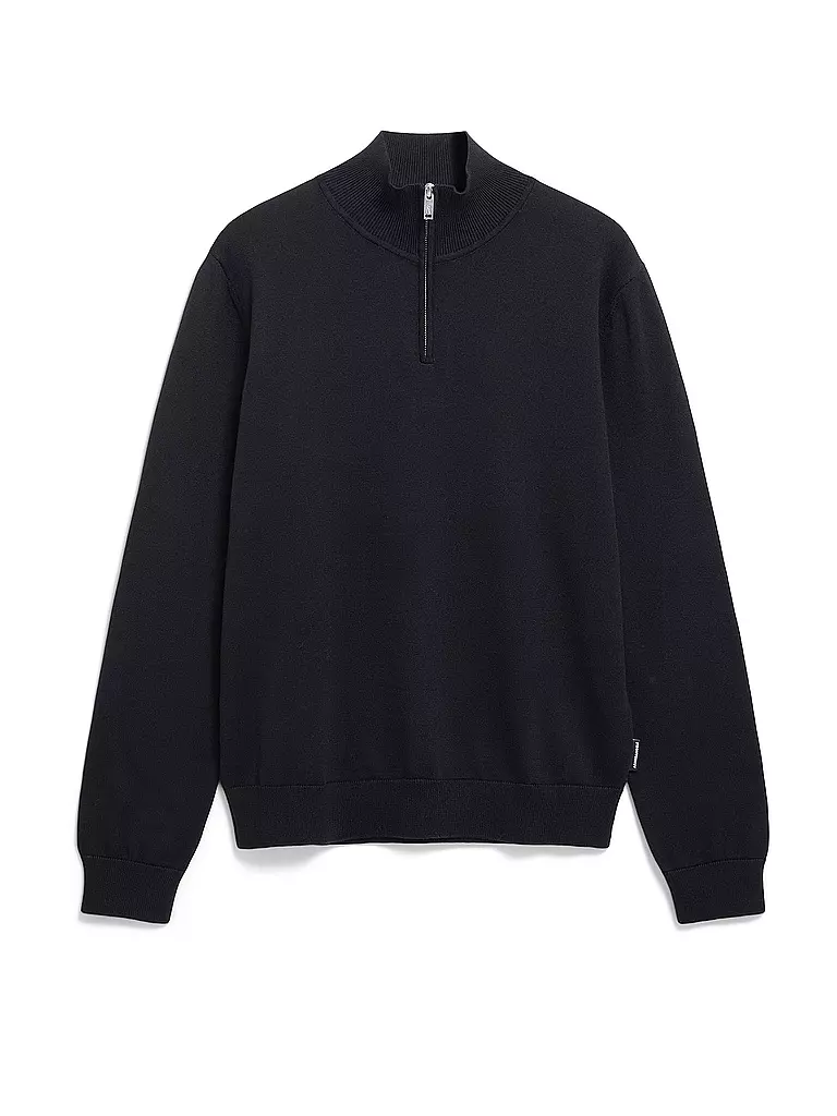 ARMEDANGELS | Troyer Pullover FAABES | schwarz