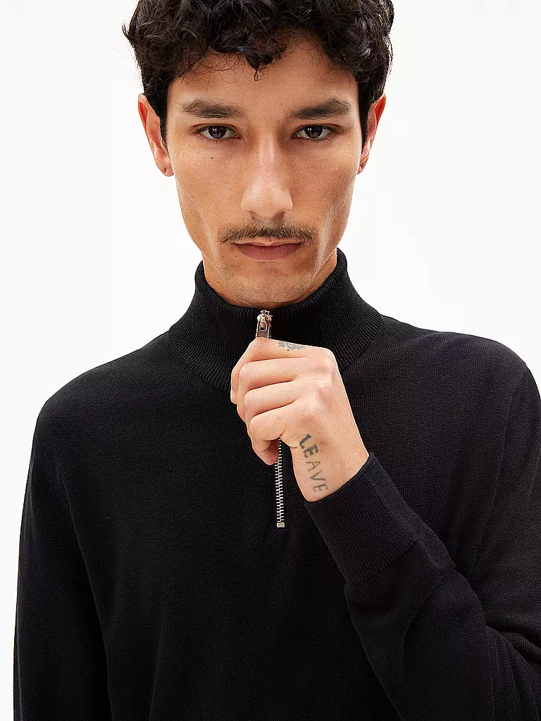 ARMEDANGELS | Troyer Pullover FAABES | blau