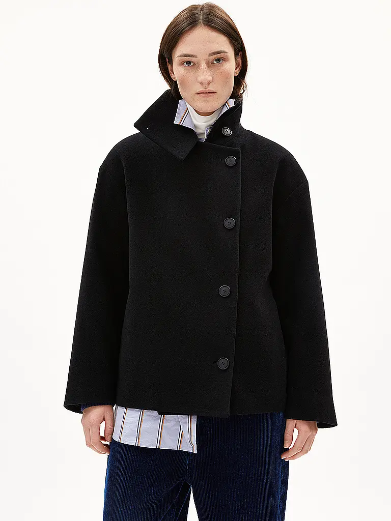 ARMEDANGELS | Wolljacke MAJELAA | schwarz