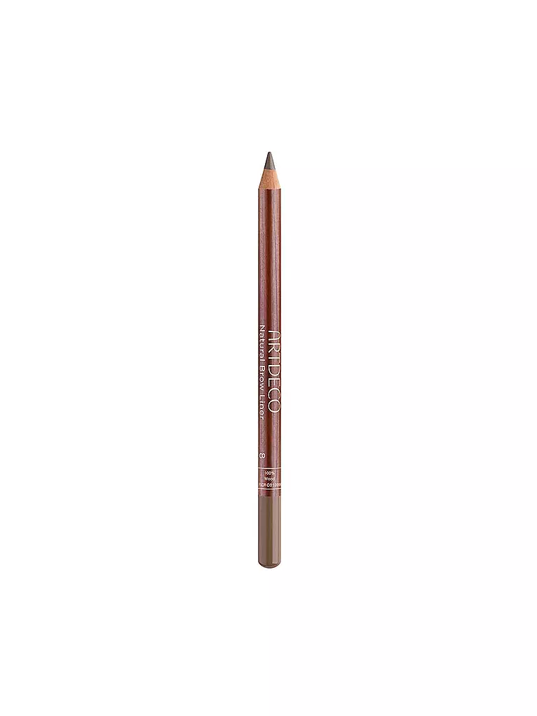 ARTDECO GREEN COUTURE | Augenbrauenstift - Natural Brow Liner ( 8 Ash Brown )  | braun