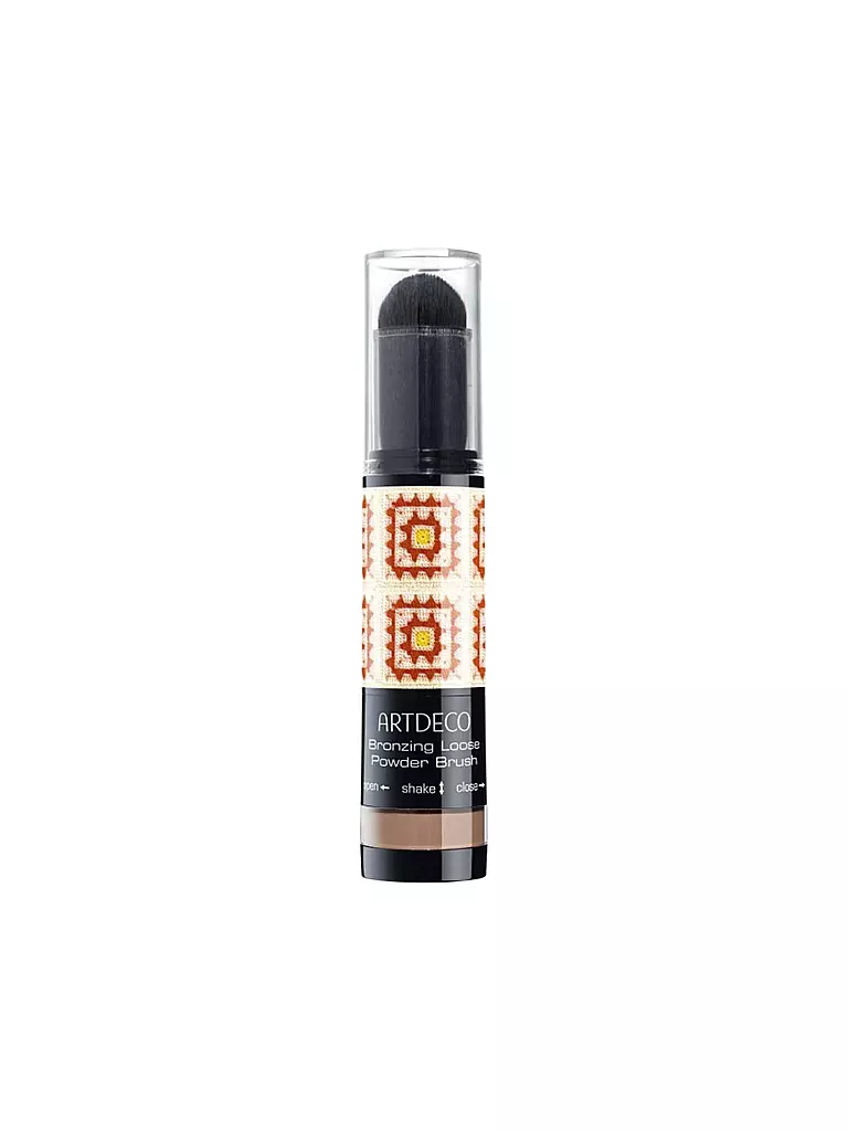 ARTDECO | Bronzing Loose Powder Brush – for Face & Body (80 Tropic Summer) | camel