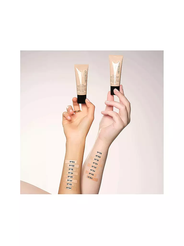 ARTDECO | Fluid Camouflage Foundation (08 Cashmere) | hellbraun