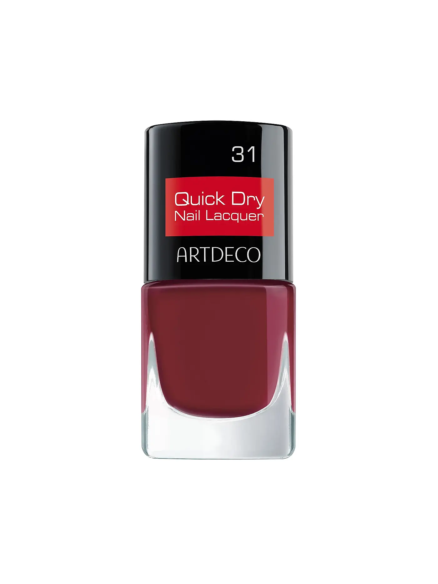 ARTDECO | Quick Dry Nail Lacquer (31 Confident Red)  | dunkelrot