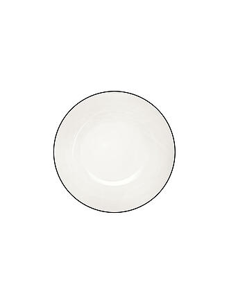 ASA SELECTION | Pasta-/Suppenteller "à table ligne noir" 22cm 
