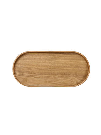 ASA SELECTION | Holztablett oval 35,5x16,5cm Weidenholz  Braun