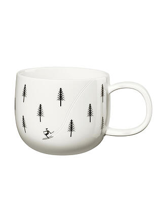 ASA SELECTION | Tazza con manico SKIING 400ml Joy / Snow Tracks