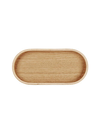 ASA SELECTION | Holztablett oval 23x11cm Eiche Braun 