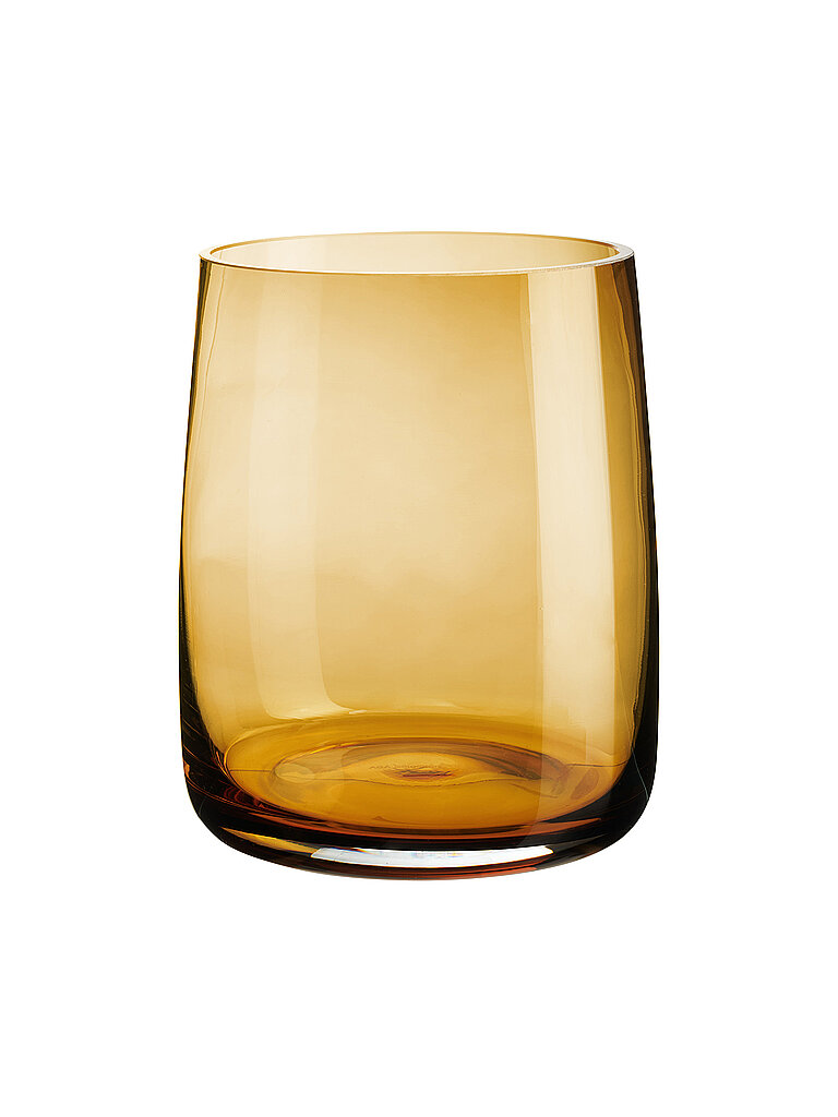 ASA SELECTION Vase - Windlicht AJANA 18cm Amber gelb – ASA SELECTION