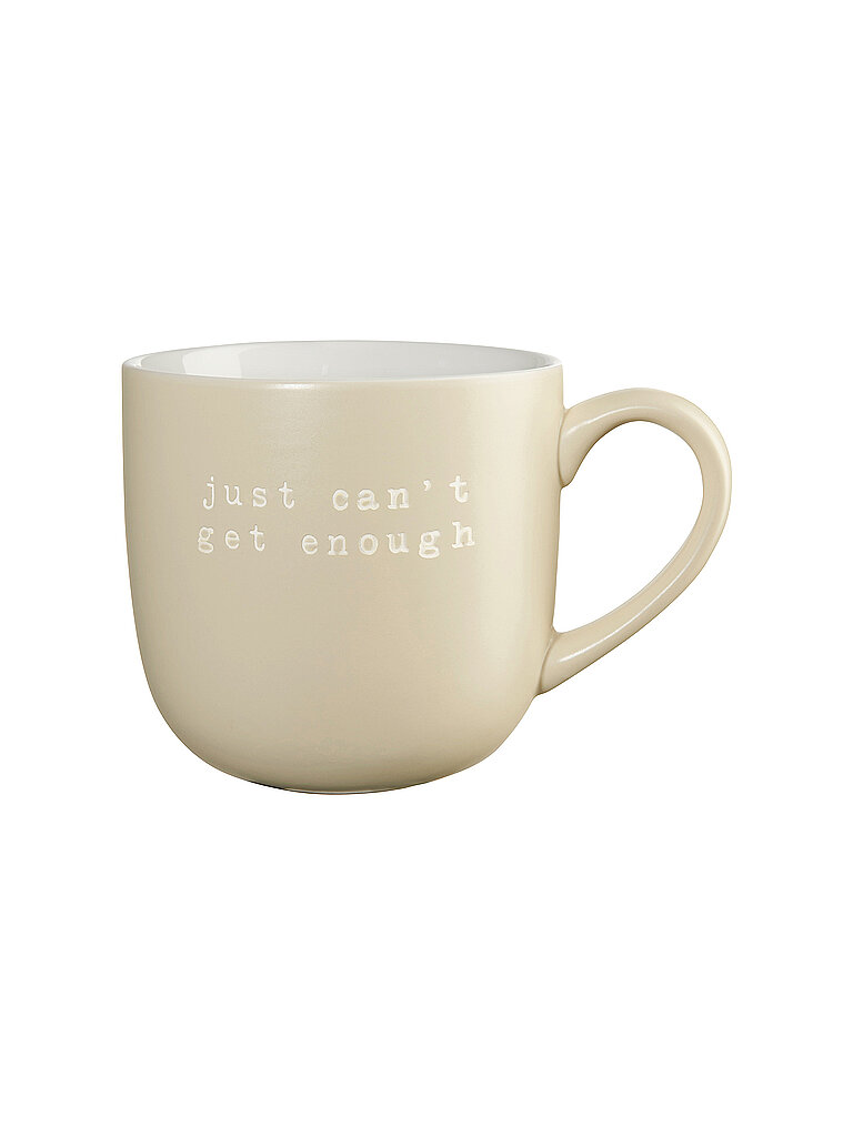ASA SELECTION Henkelbecher JUST CANT GET ENOUGH 600ml Beige beige