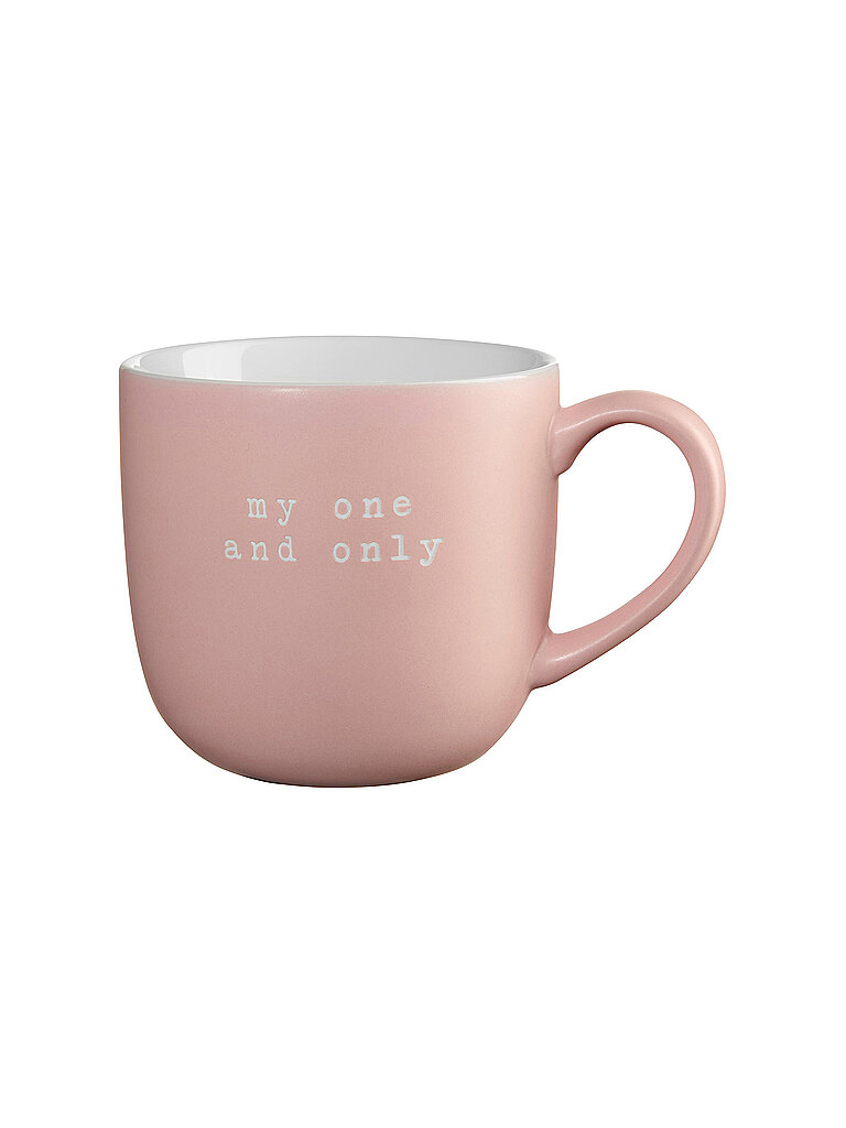 ASA SELECTION Henkelbecher MY ONE AND ONLY 600ml Rosa rosa