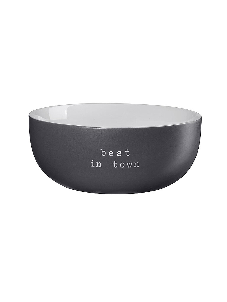 ASA SELECTION Schale ITS BEST IN TOWN 16cm Grau grau