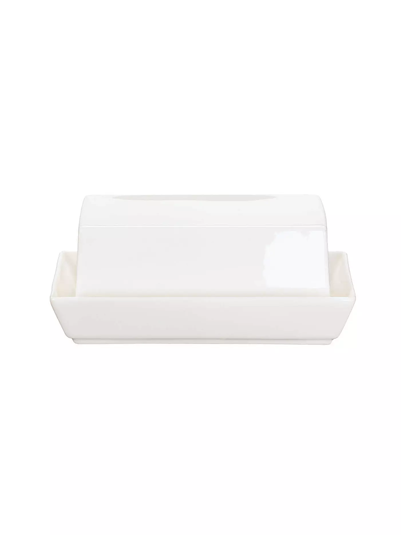 ASA SELECTION | Butterdose 15x12cm "A Table Fine" | weiss