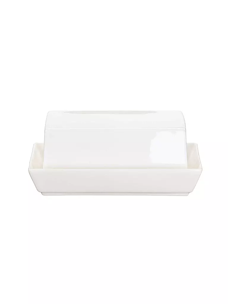 ASA SELECTION | Butterdose 15x12cm "A Table Fine" | weiss