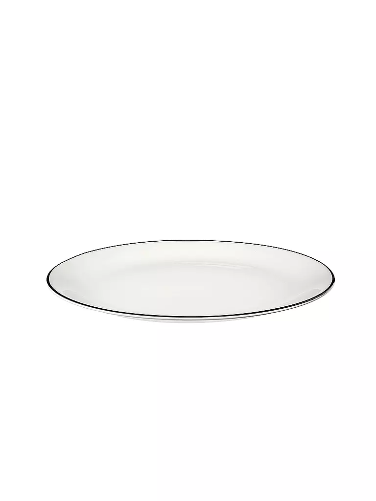 ASA SELECTION | Desserteller klein "à table ligne noir" 14,5cm  | weiss