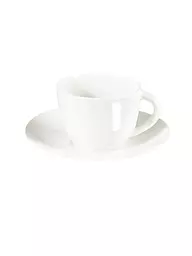 ASA SELECTION | Esperssotasse mit Untertasse "A Table Fine" 0,07l | weiss