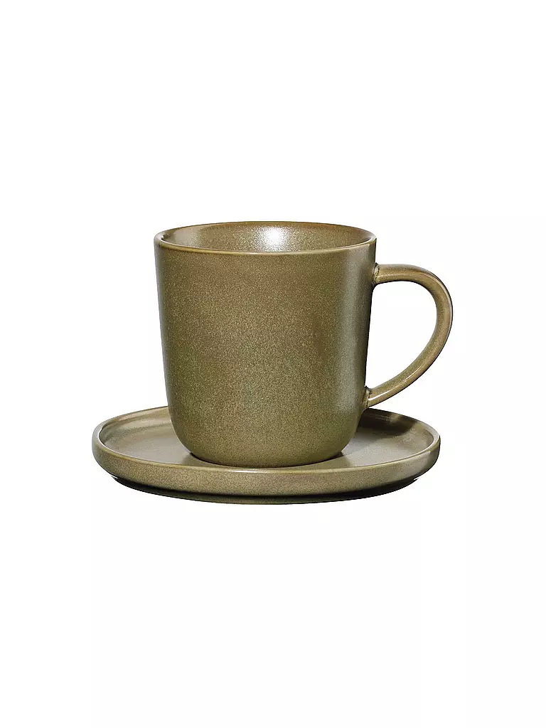 ASA SELECTION | Espressotasse mit Untertasse 0,08l Coppa Miso | olive