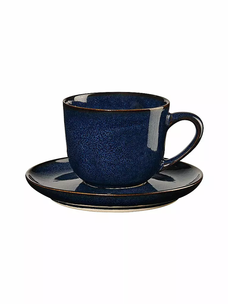 ASA SELECTION | Espressotasse mit Untetasse 0,09l Saisons Midnight Blue | dunkelblau