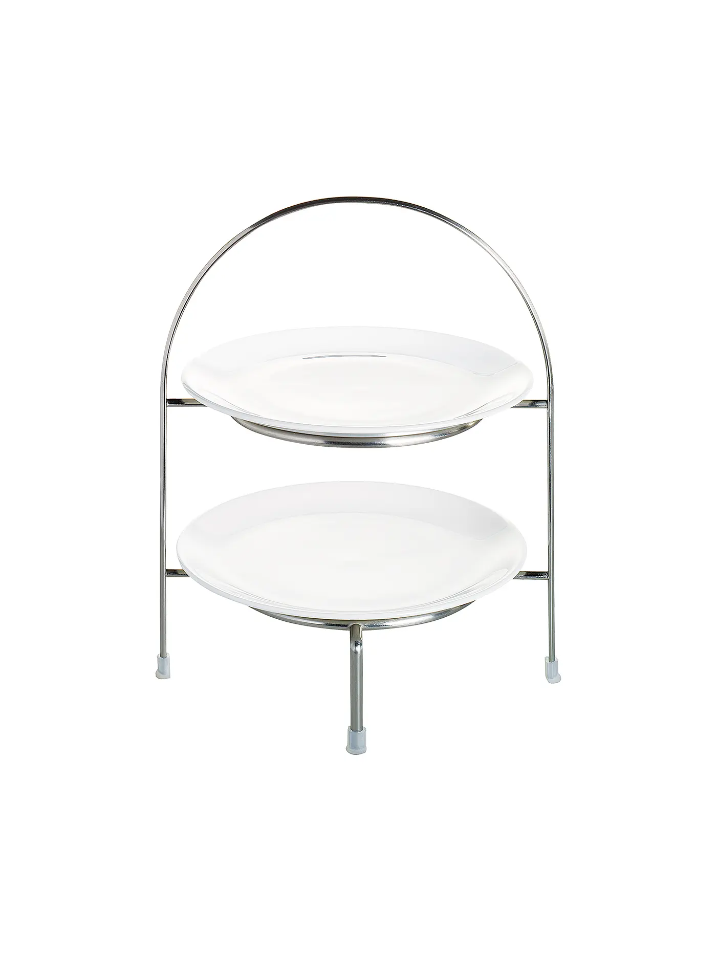 ASA SELECTION | Etagere 2-stufig für Dessertteller 28cm | silber