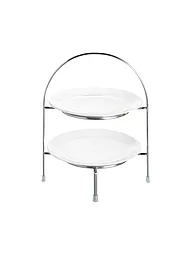 ASA SELECTION | Etagere 2-stufig für Dessertteller 28cm | silber
