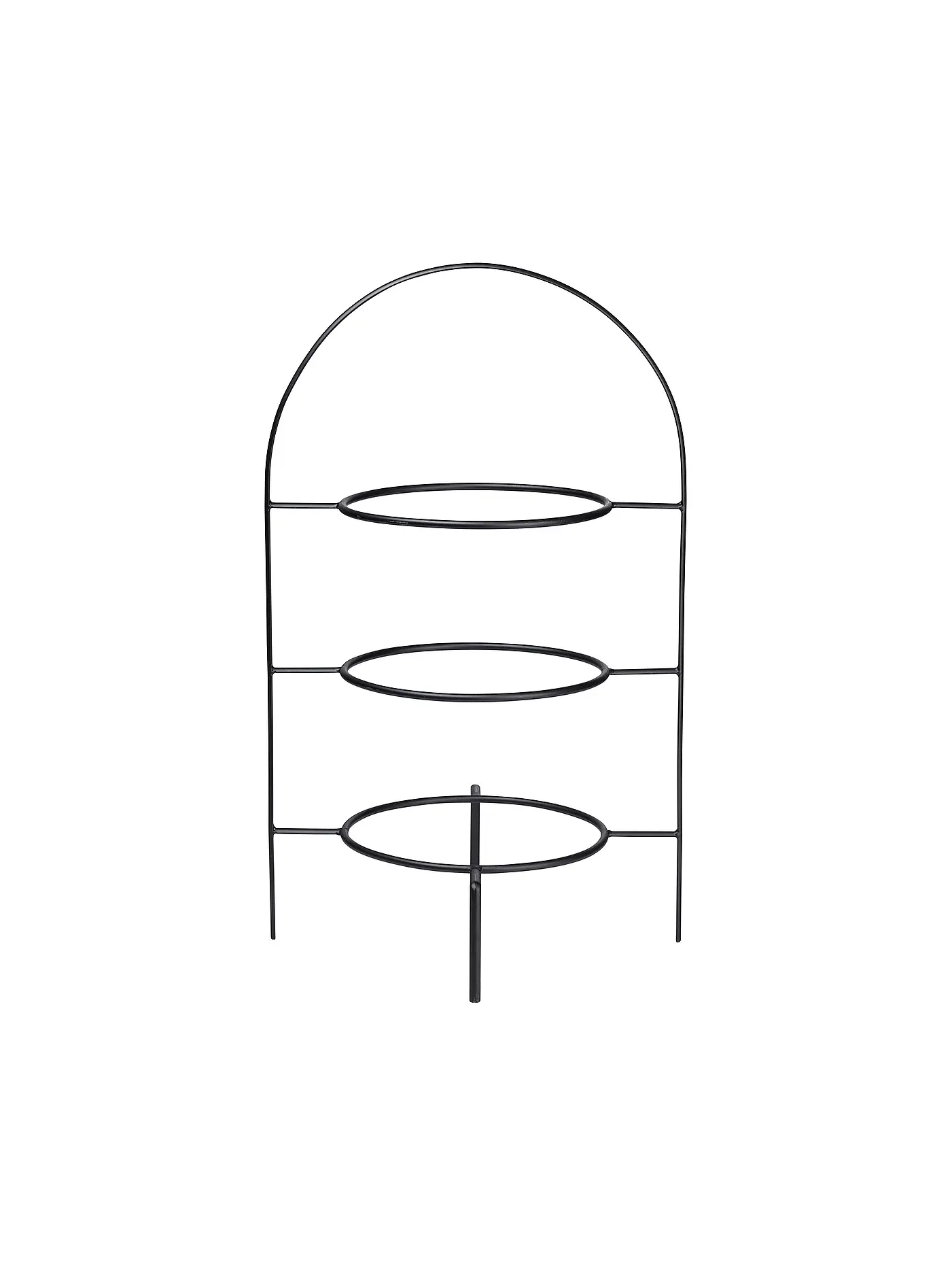 ASA SELECTION | Etagere 3-stufig 27x49cm schwarz | schwarz