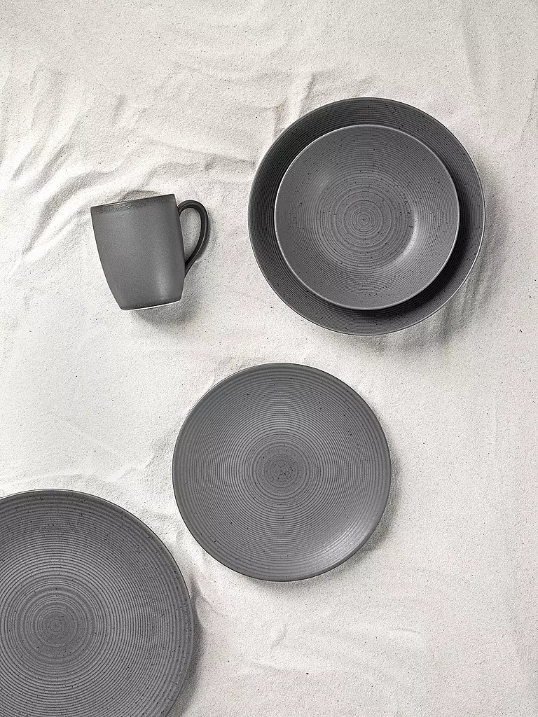 ASA SELECTION | Geschirr Set BELLA VISTA 20 tlg. grey | grau