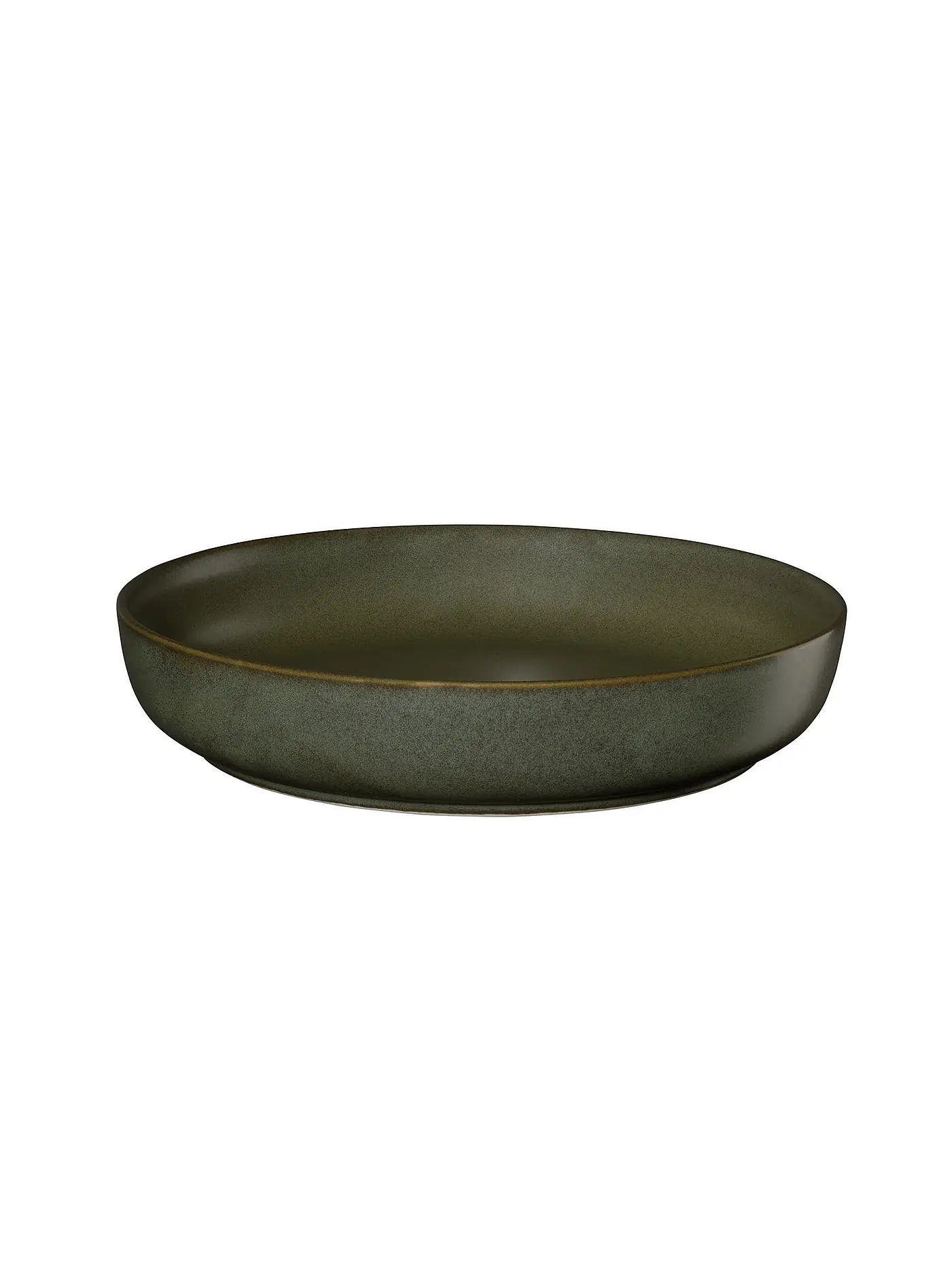 ASA SELECTION | Gourmet-/Suppenteller Coppa 22cm  Kuro/Schwarz | dunkelgrün