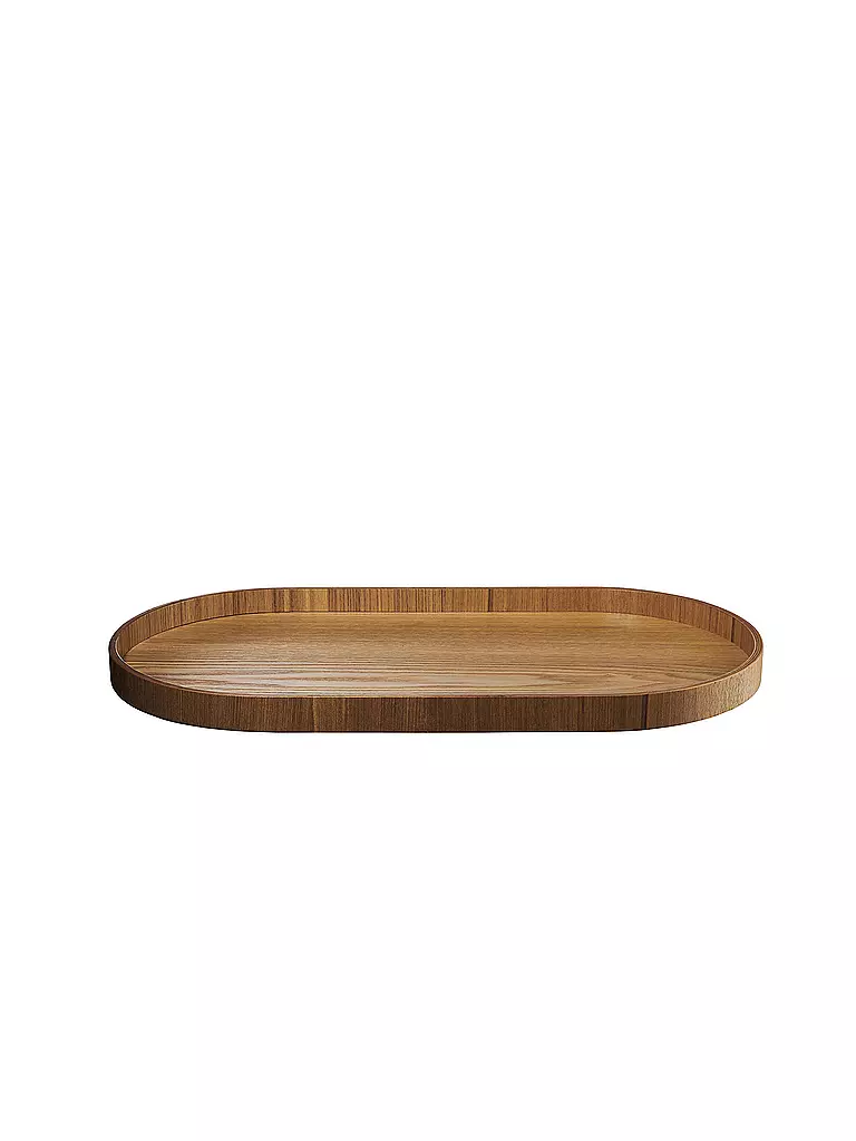 ASA SELECTION | Holztablett oval 44x22,5cm Weidenholz  Braun | braun