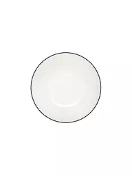 ASA SELECTION | Pasta-/Suppenteller "à table ligne noir" 22cm  | weiss