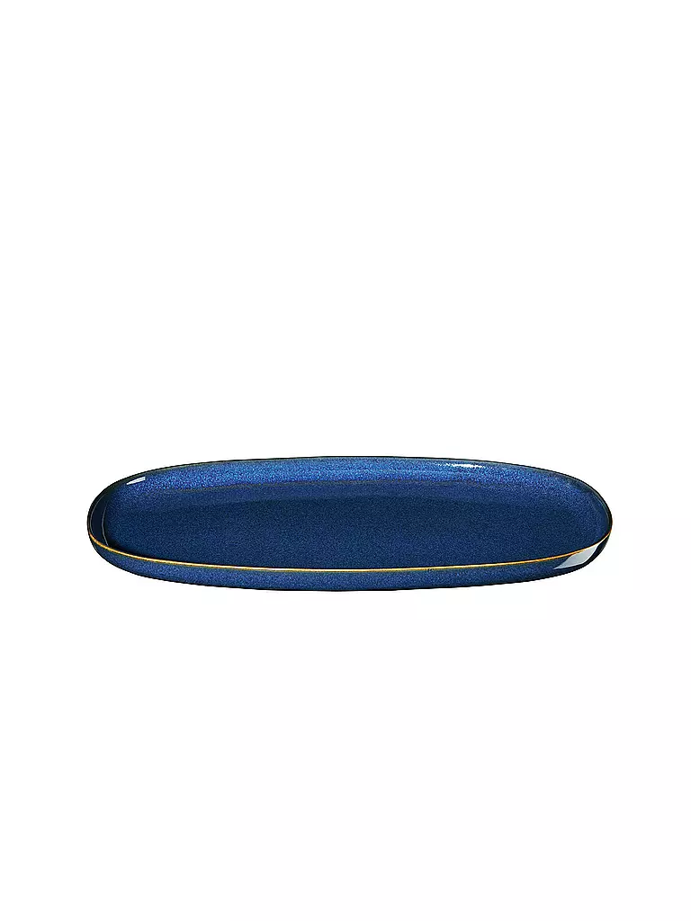 ASA SELECTION | Platte oval 31x18cm  Saisons Midnight Blue | dunkelblau