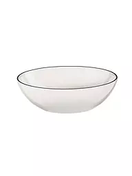 ASA SELECTION | Schale "à table ligne noir" 15,5cm  | weiss