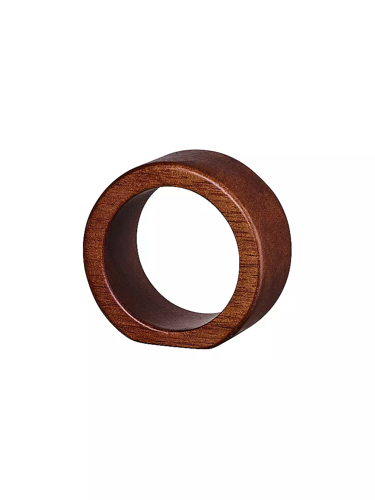 ASA SELECTION | Serviettenringe 2er Set rund/glatt Akazienholz | braun