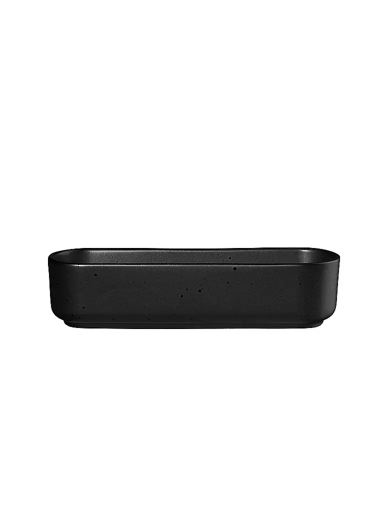 ASA SELECTION | Snackschale oval 15x4,35cm Coppa Kuro/Schwarz | schwarz