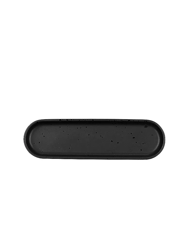 ASA SELECTION | Snackteller oval 15x4,4cm Coppa Kuro/Schwarz | schwarz