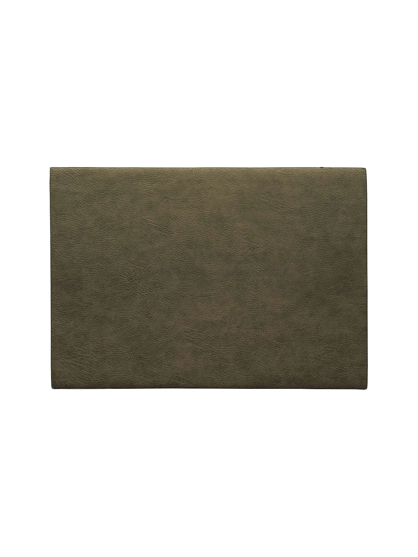 ASA SELECTION | Tischset "Vegan Leather" (Silver Cloud) | dunkelgrün